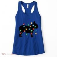 Christmas Lights French Bulldog Dog Lover Gift Women's Tank Top thumb 0