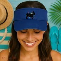 Christmas Lights French Bulldog Dog Lover Gift Visor thumb 2