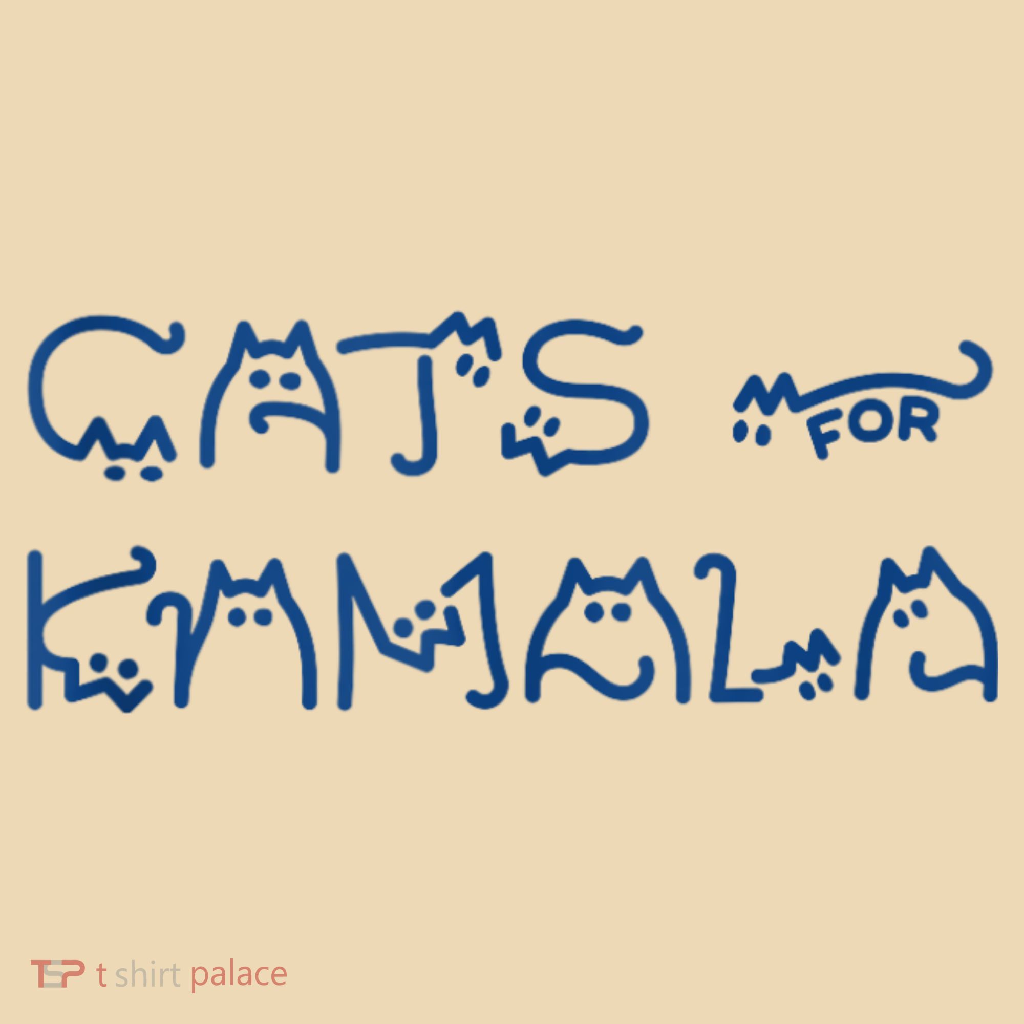 Cat Ladies For Kamala Cat Typography Alphabet Cute Simple Tote Bag