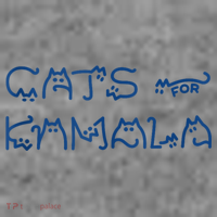 Cat Ladies For Kamala Cat Typography Alphabet Cute Simple Toddler Hoodie thumb 2