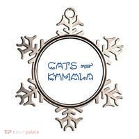 Cat Ladies For Kamala Cat Typography Alphabet Cute Simple Ornament thumb 0
