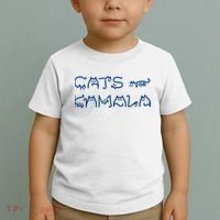 Cat Ladies For Kamala Cat Typography Alphabet Cute Simple Toddler T-Shirt thumb 2