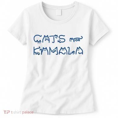 Cat Ladies For Kamala Cat Typography Alphabet Cute Simple Women's T-Shirt