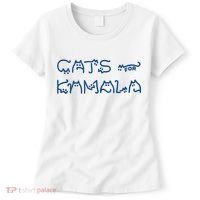 Cat Ladies For Kamala Cat Typography Alphabet Cute Simple Women's T-Shirt thumb 0