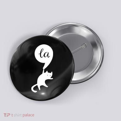 Cat Lady For Kamala 2024 Election Button