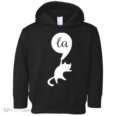 Cat Lady For Kamala 2024 Election Toddler Hoodie