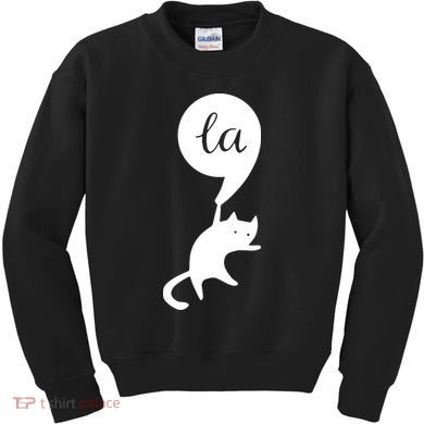 Cat Lady For Kamala 2024 Election Kids Sweatshirt