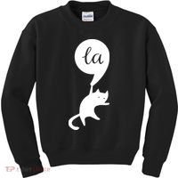 Cat Lady For Kamala 2024 Election Kids Sweatshirt thumb 0