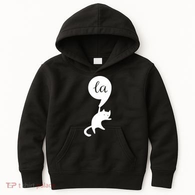 Cat Lady For Kamala 2024 Election Kids Hoodie