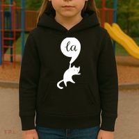 Cat Lady For Kamala 2024 Election Kids Hoodie thumb 3