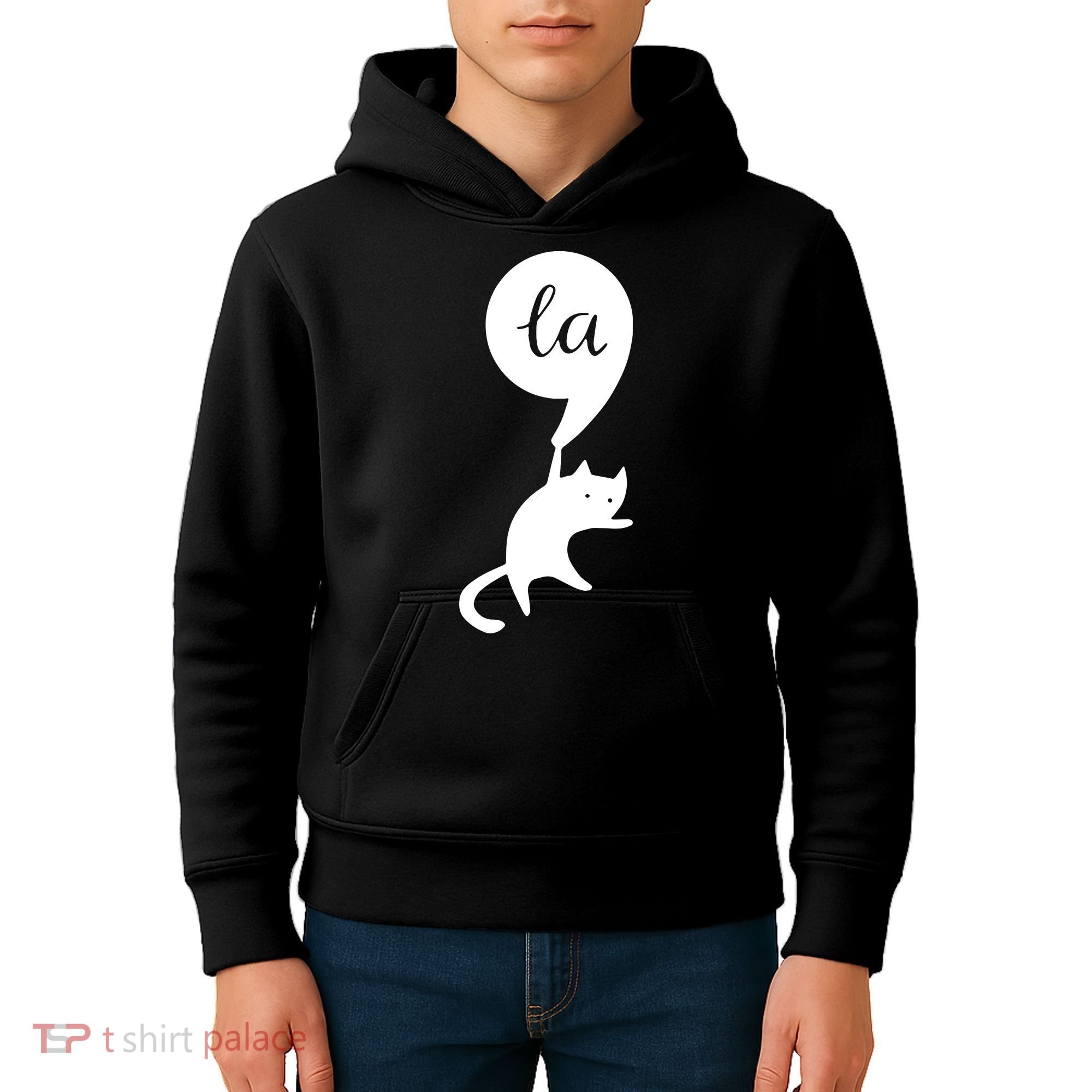 Cat Lady For Kamala 2024 Election Kids Hoodie