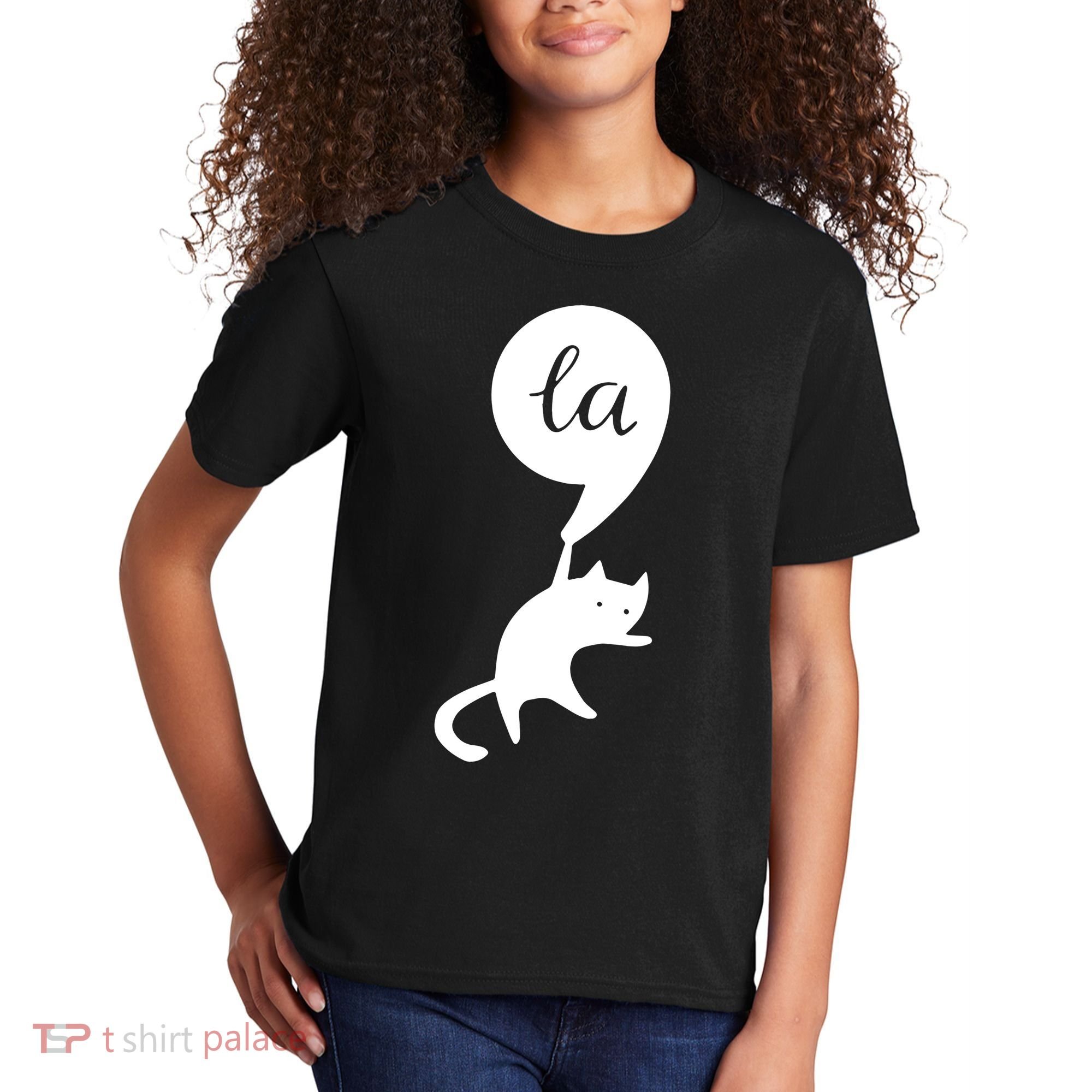 Cat Lady For Kamala 2024 Election Kids T-Shirt