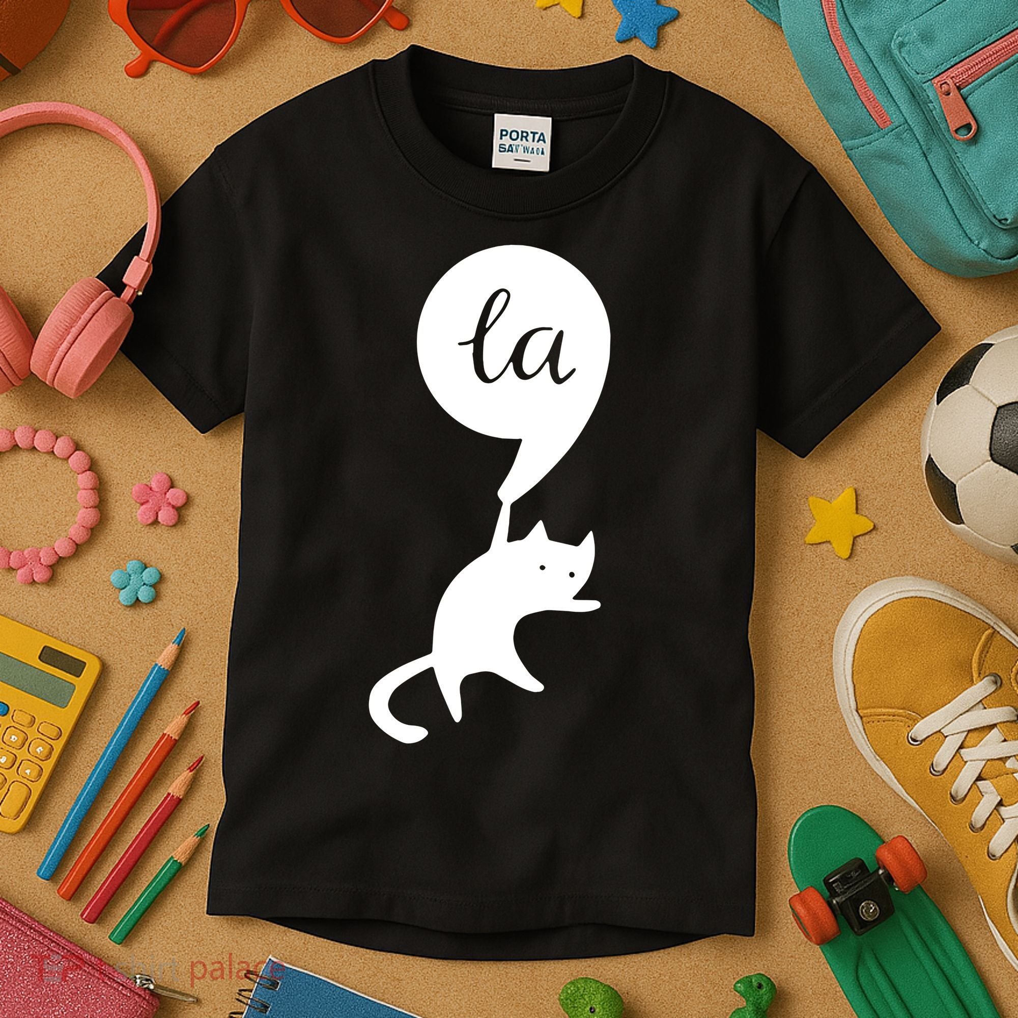 Cat Lady For Kamala 2024 Election Kids T-Shirt