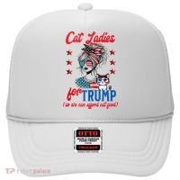Cat Lady For Trump Funny Political Hat thumb 0