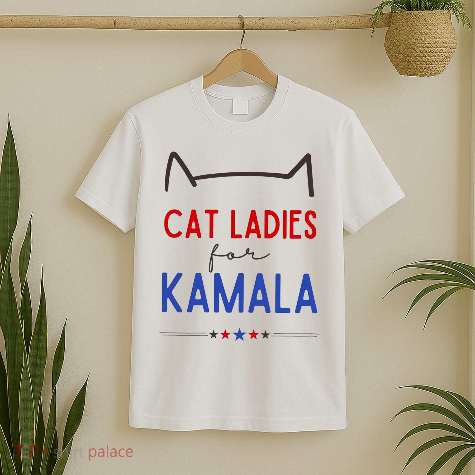Cat Ladies For Kamala Cat Lady For Women Feminist T-Shirt