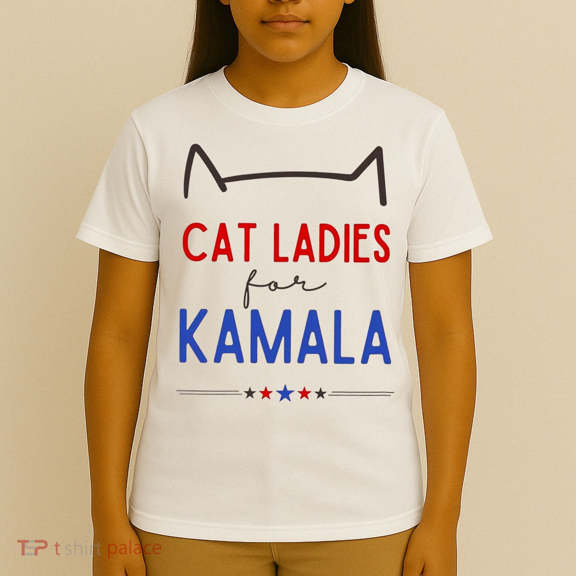 Cat Ladies For Kamala Cat Lady For Women Feminist T-Shirt