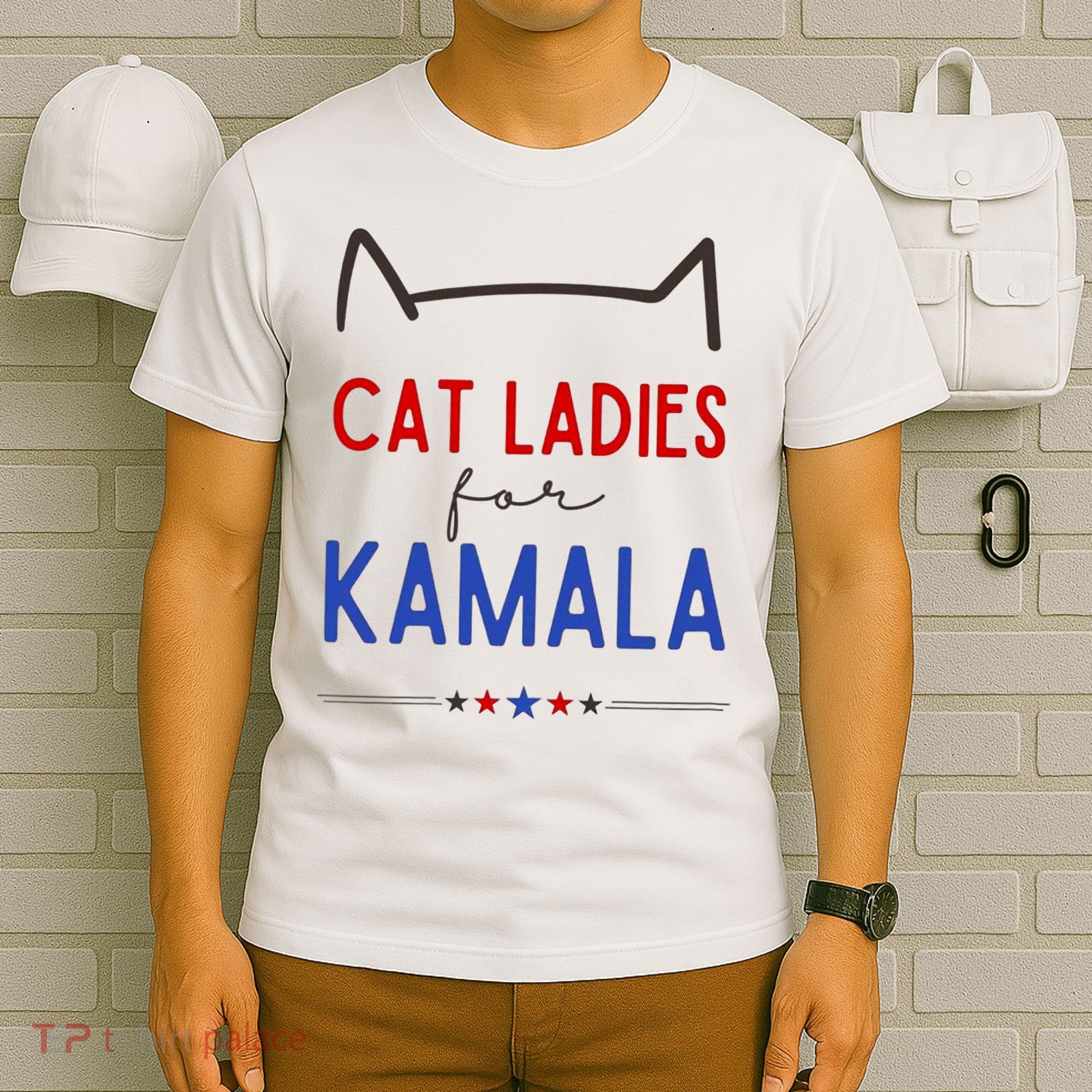 Cat Ladies For Kamala Cat Lady For Women Feminist T-Shirt