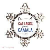 Cat Ladies For Kamala Cat Lady For Women Feminist Ornament thumb 0