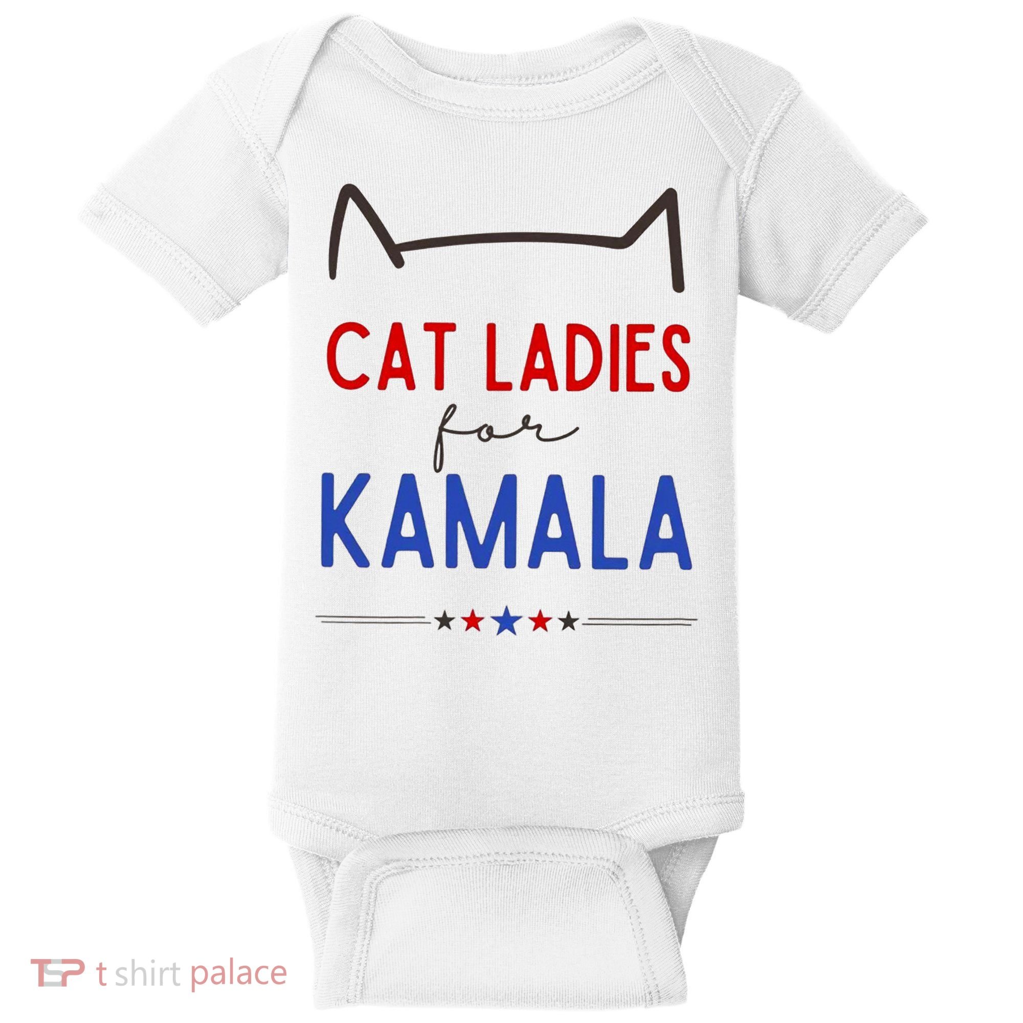 Cat Ladies For Kamala Cat Lady For Women Feminist Baby Bodysuit