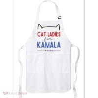 Cat Ladies For Kamala Cat Lady For Women Feminist Apron thumb 0