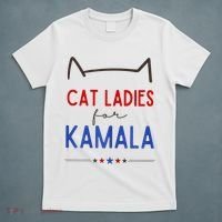 Cat Ladies For Kamala Cat Lady For Women Feminist T-Shirt thumb 5