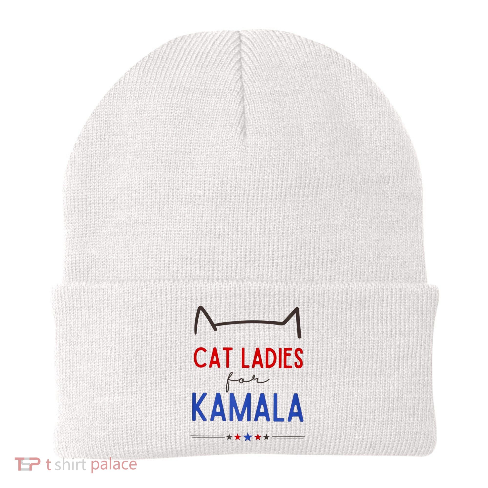 Cat Ladies For Kamala Cat Lady For Women Feminist Beanie