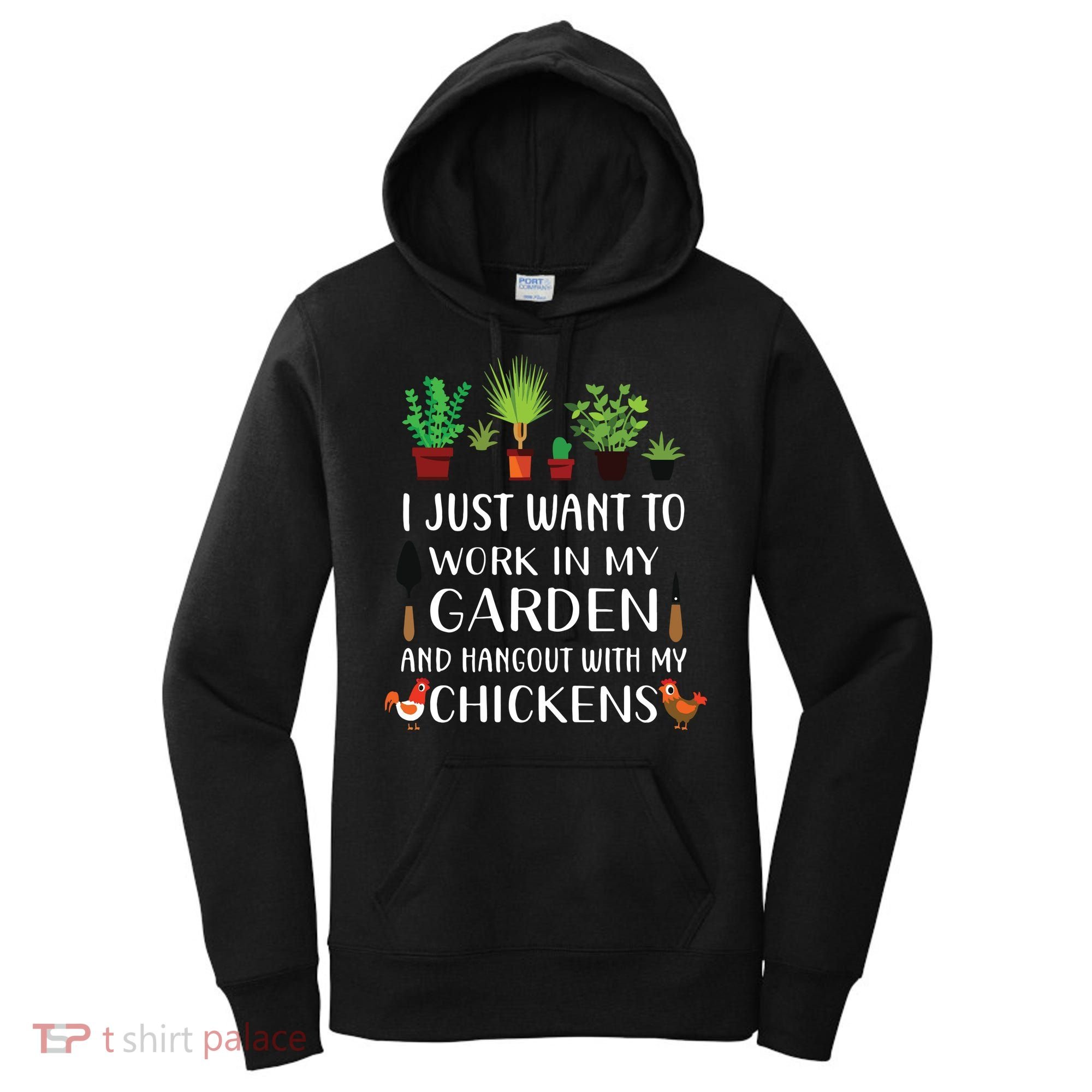 Chicken Lover Funny Gardening Shirts For Men Women Gardener Women's Hoodie