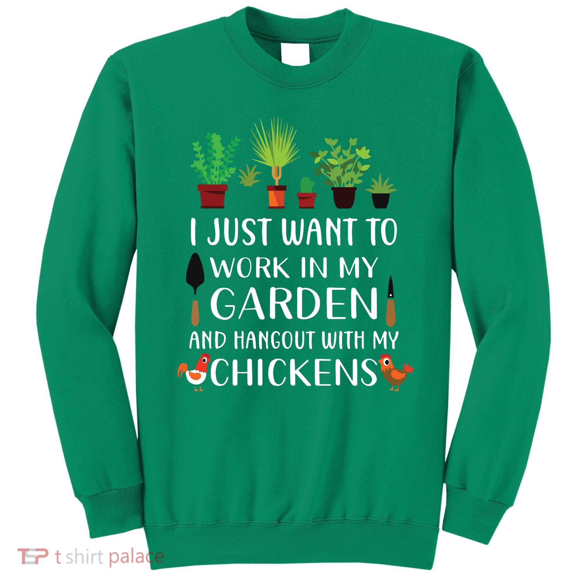 Chicken Lover Funny Gardening Shirts For Men Women Gardener Sweatshirt