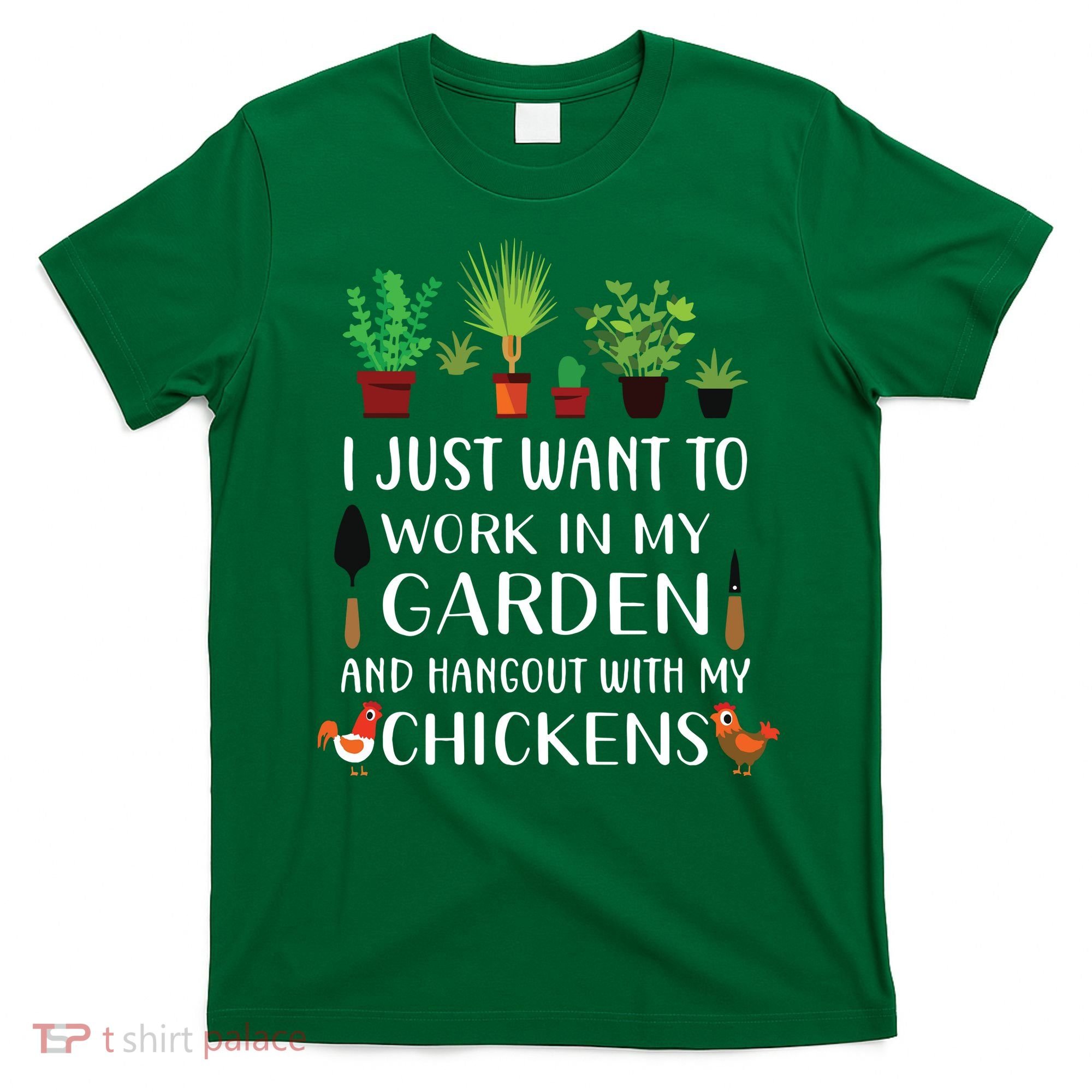 Chicken Lover Funny Gardening Shirts For Men Women Gardener T-Shirt
