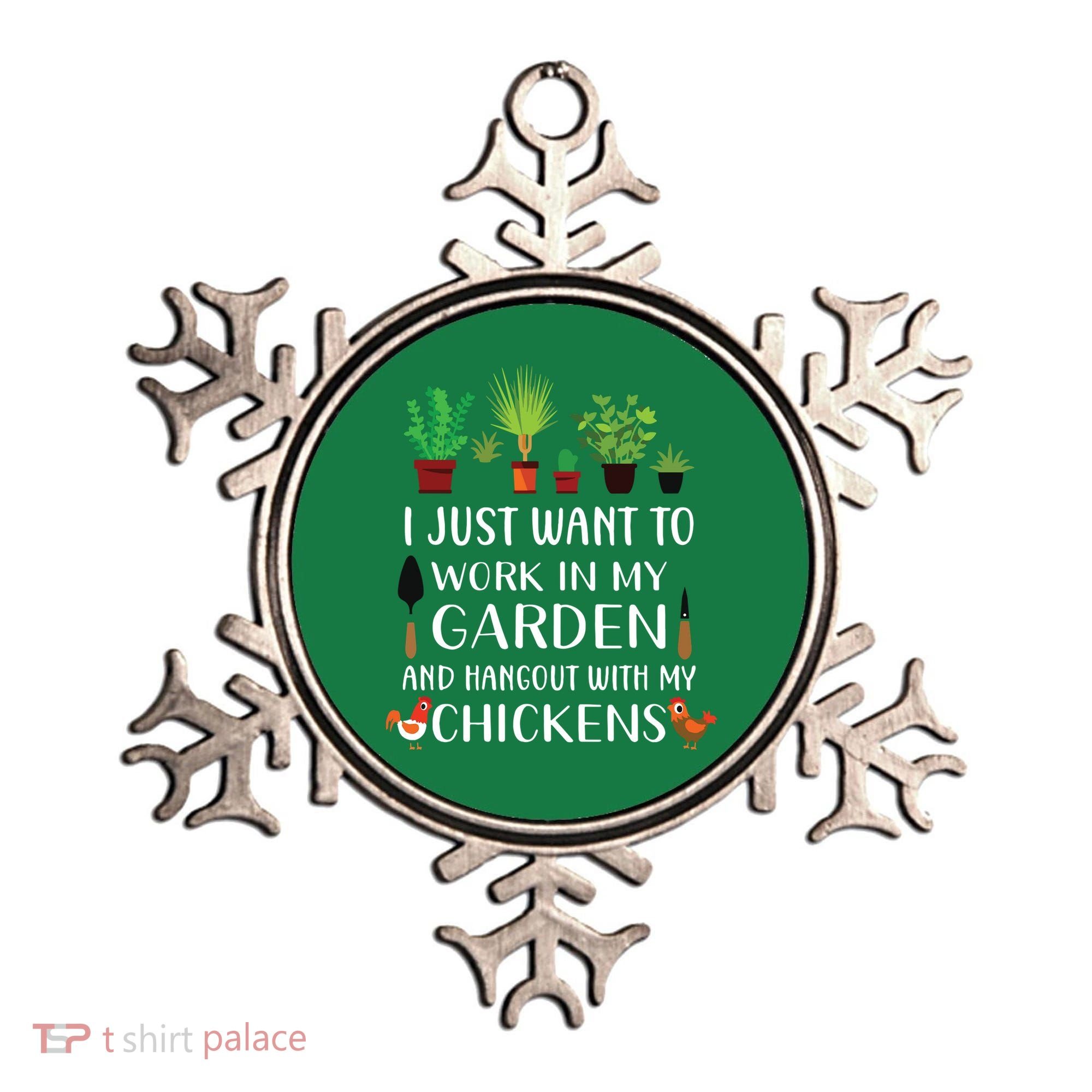 Chicken Lover Funny Gardening Shirts For Men Women Gardener Ornament