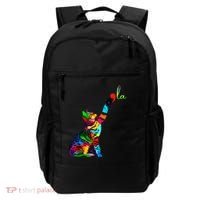 Cat Ladies For Kamala Funny Cat 2024 President Kamala Harris Cool Gift Backpack thumb 0