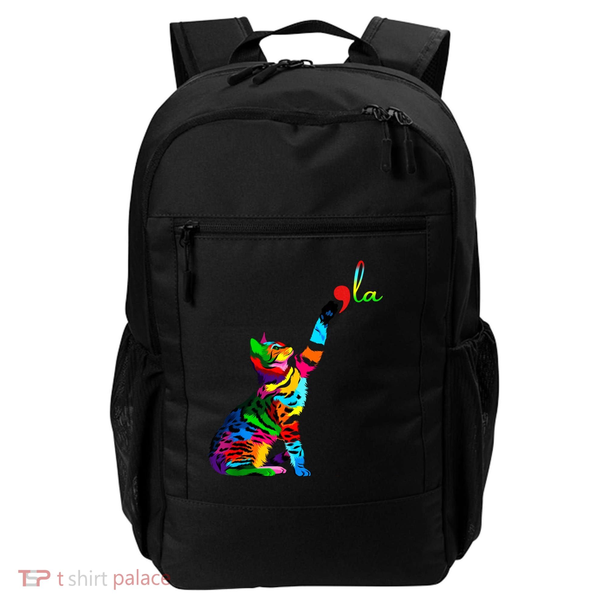 Cat Ladies For Kamala Funny Cat 2024 President Kamala Harris Cool Gift Backpack