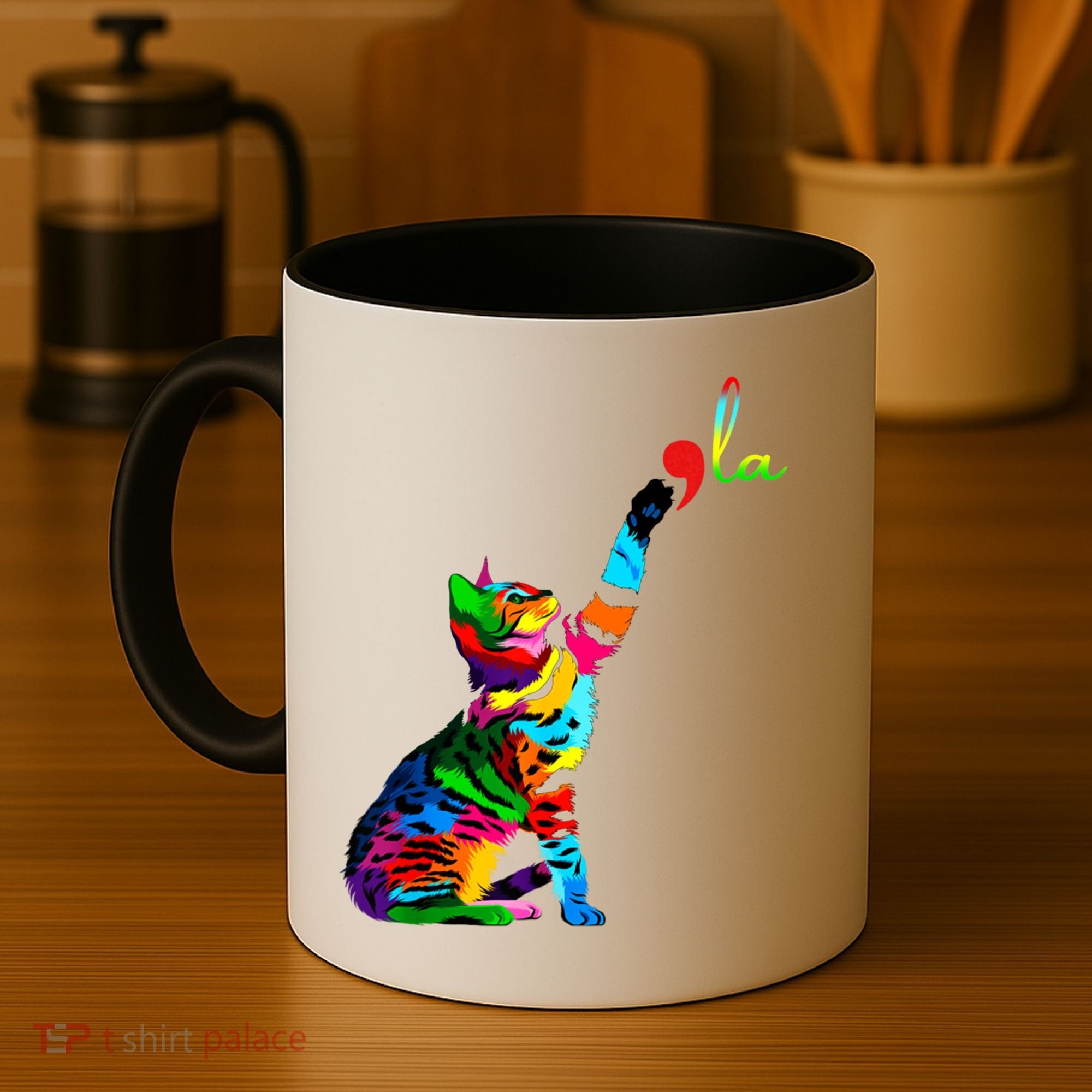 Cat Ladies For Kamala Funny Cat 2024 President Kamala Harris Cool Gift Coffee Mug