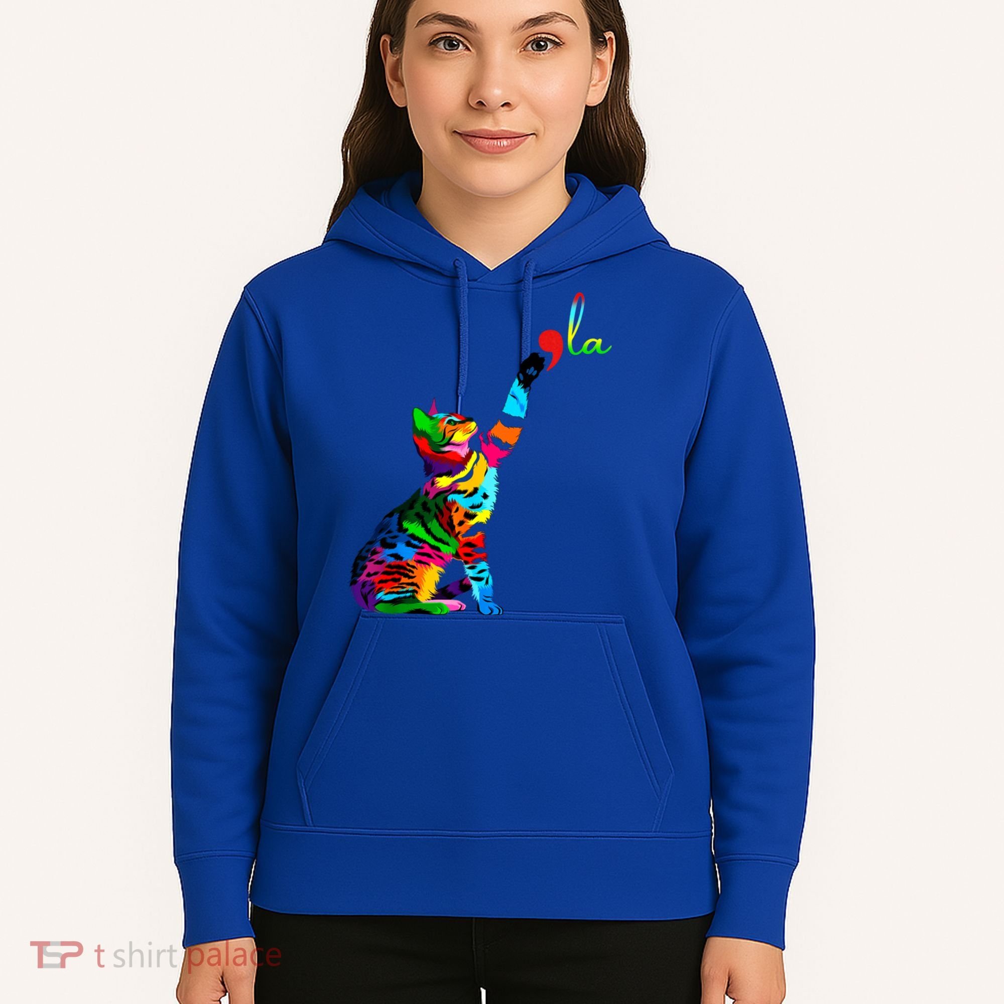 Cat Ladies For Kamala Funny Cat 2024 President Kamala Harris Cool Gift Hoodie