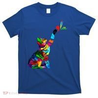 Cat Ladies For Kamala Funny Cat 2024 President Kamala Harris Cool Gift T-Shirt thumb 0