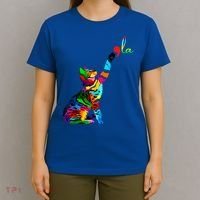 Cat Ladies For Kamala Funny Cat 2024 President Kamala Harris Cool Gift T-Shirt thumb 4