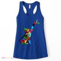 Cat Ladies For Kamala Funny Cat 2024 President Kamala Harris Cool Gift Women's Tank Top thumb 0