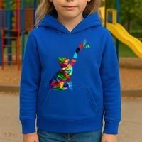 Cat Ladies For Kamala Funny Cat 2024 President Kamala Harris Cool Gift Kids Hoodie thumb 3