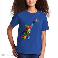 Cat Ladies For Kamala Funny Cat 2024 President Kamala Harris Cool Gift Kids T-Shirt thumb 2