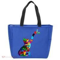 Cat Ladies For Kamala Funny Cat 2024 President Kamala Harris Cool Gift Tote Bag thumb 0