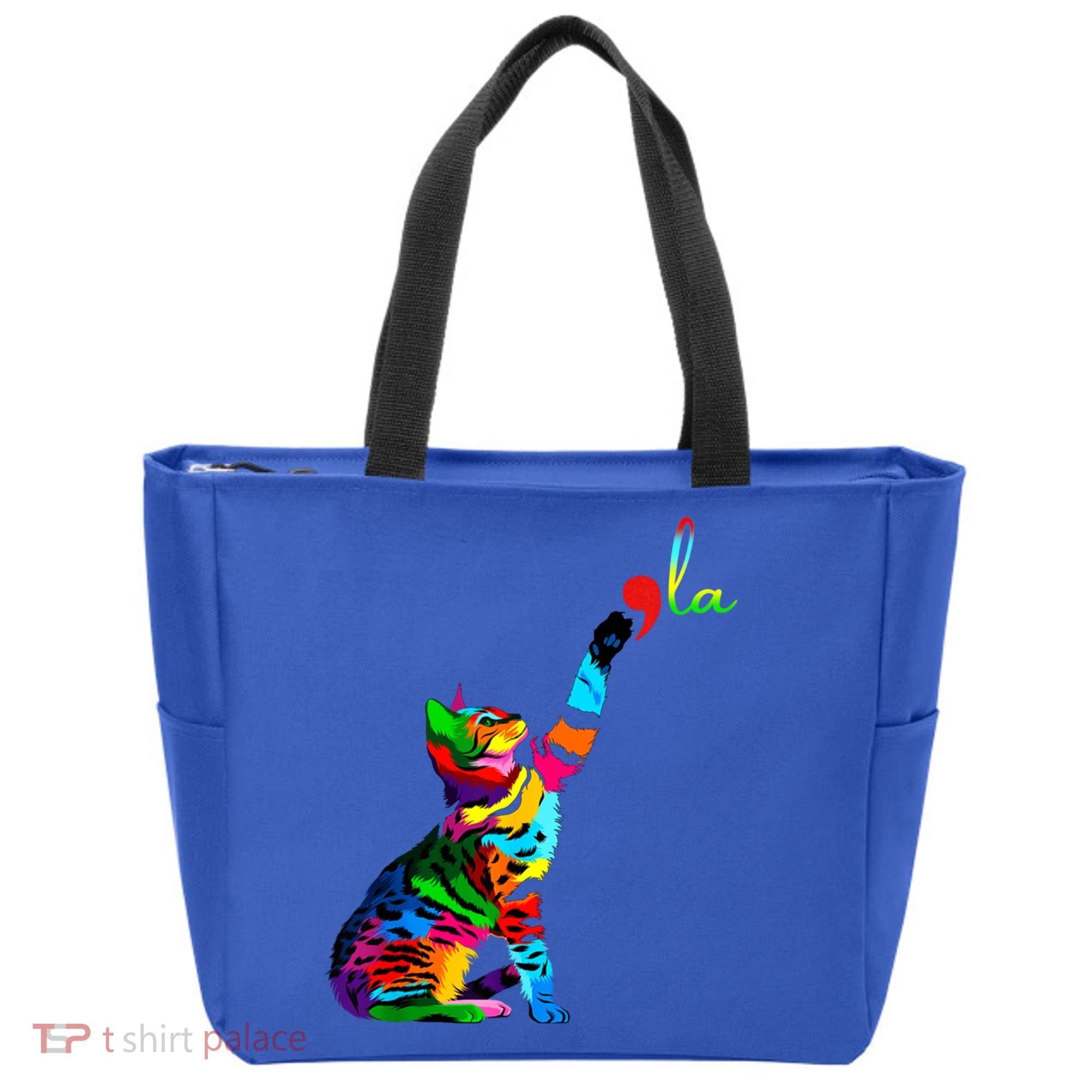 Cat Ladies For Kamala Funny Cat 2024 President Kamala Harris Cool Gift Tote Bag