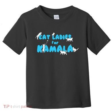 Cat Ladies For Kamala Gift Toddler T-Shirt