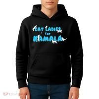 Cat Ladies For Kamala Gift Kids Hoodie thumb 4