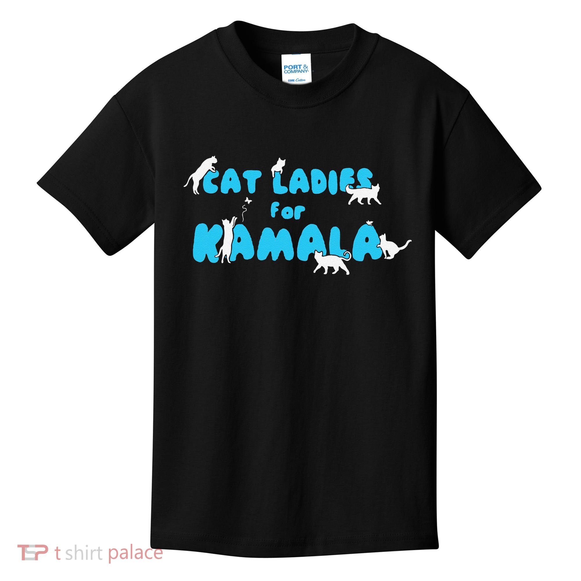 Cat Ladies For Kamala Gift Kids T-Shirt