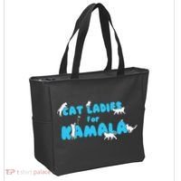 Cat Ladies For Kamala Gift Tote Bag thumb 2