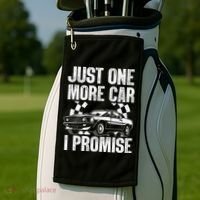 Car Lover For New Engine Owner Classic Car Technician Golf Towel thumb 2