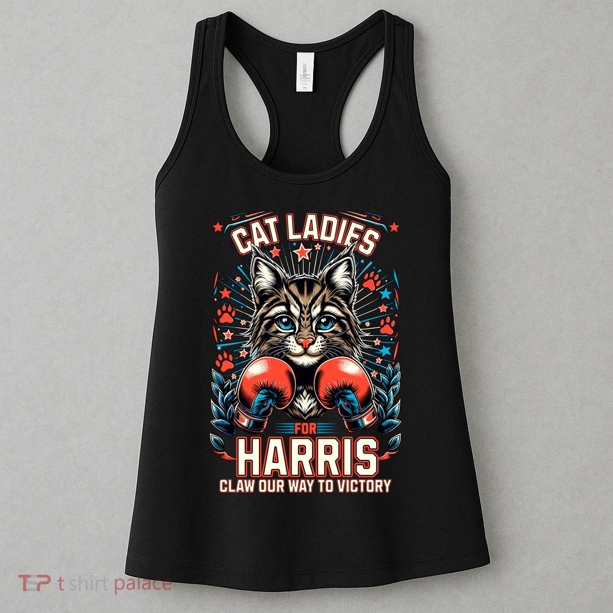 Cat Ladies For Harris For President 2024 Women's Tank Top