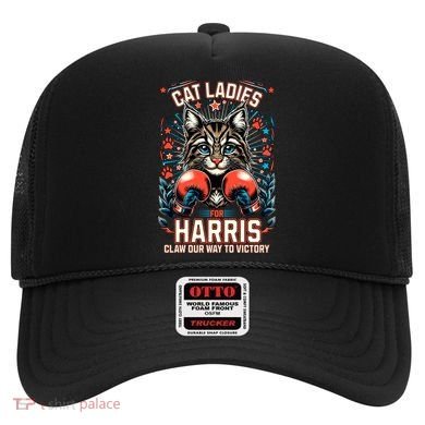 Cat Ladies For Harris For President 2024 Hat