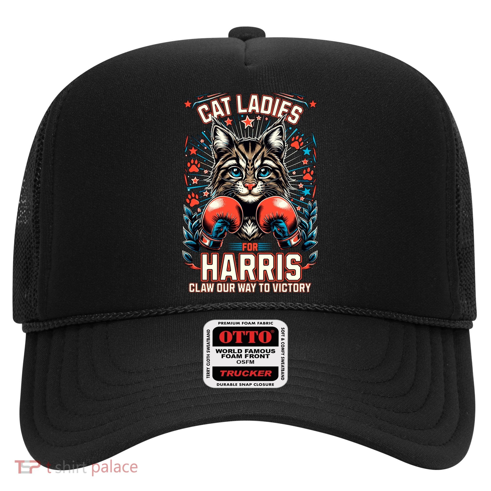 Cat Ladies For Harris For President 2024 Hat