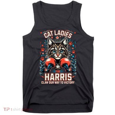 Cat Ladies For Harris For President 2024 Tank Top